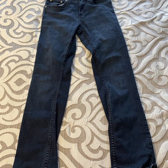 Boys Youth Levi's 511 Slim Straight Leg Classic Denim Blue Jeans Size 12 Regular - Picture 3 of 7